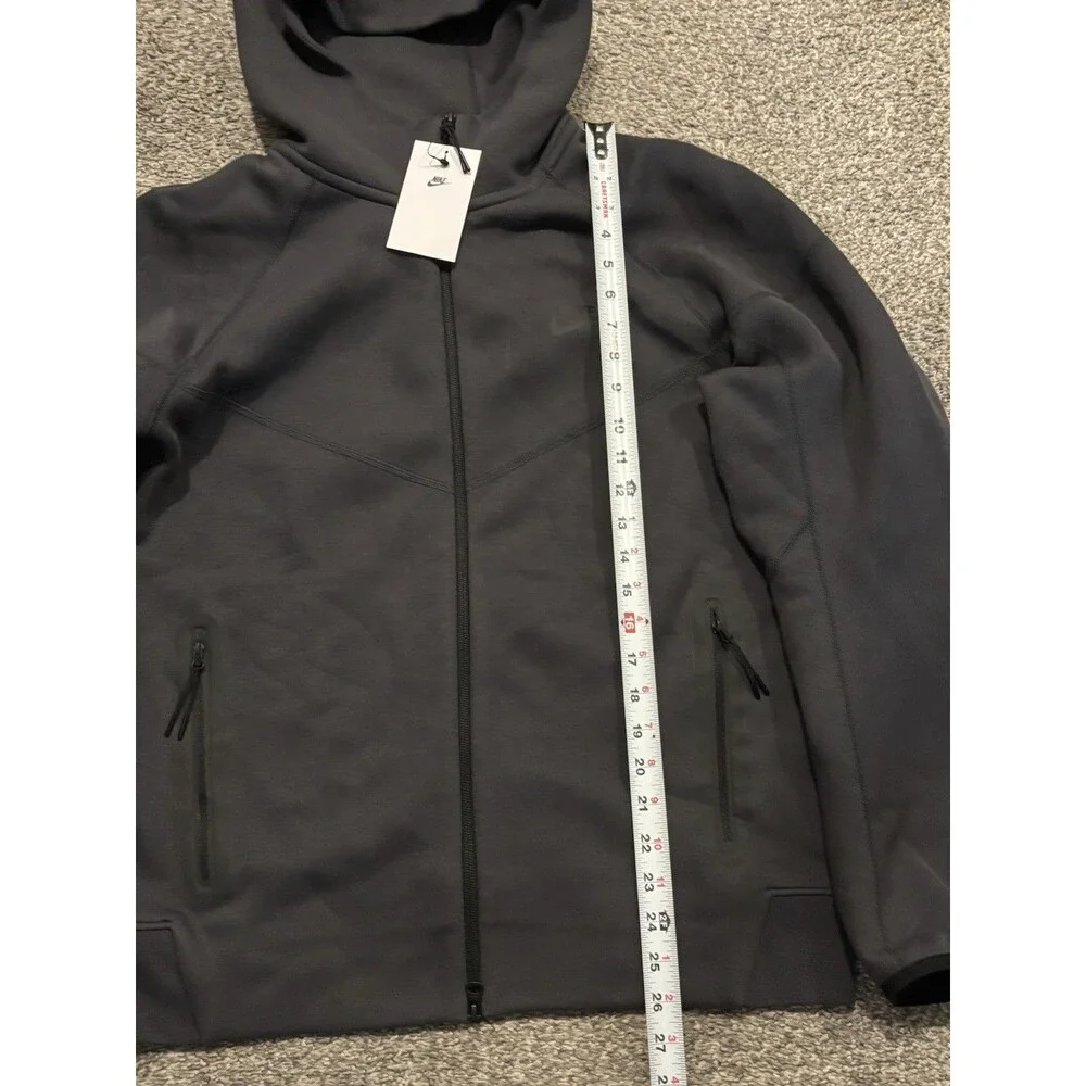 Nike Sportswear Tech Fleece Windrunner Hoodie Anthracite Black FB7921-060 Size L